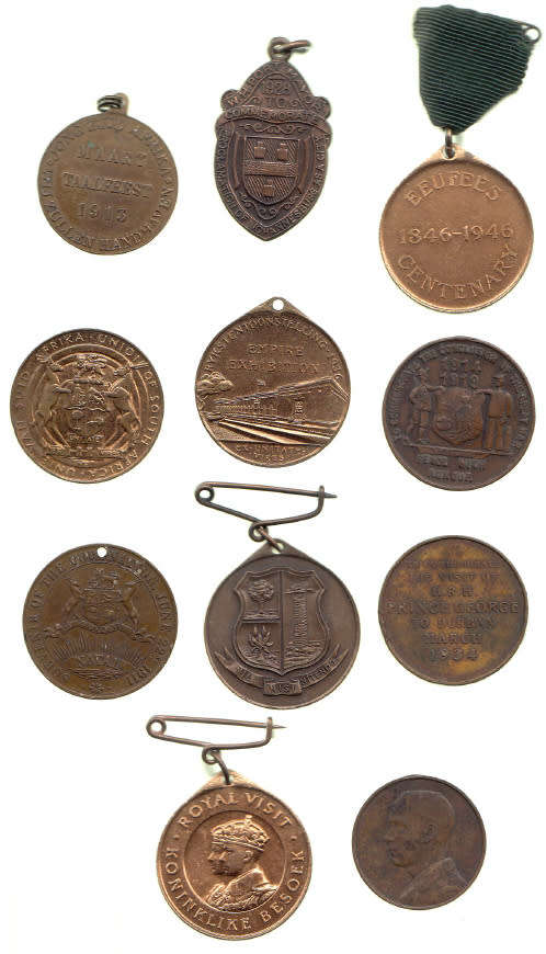 Collection of South African Medallions (1911 to 1947)