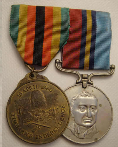 Rhodesian GSM and Independence Medal to Lt. O.J. Verster