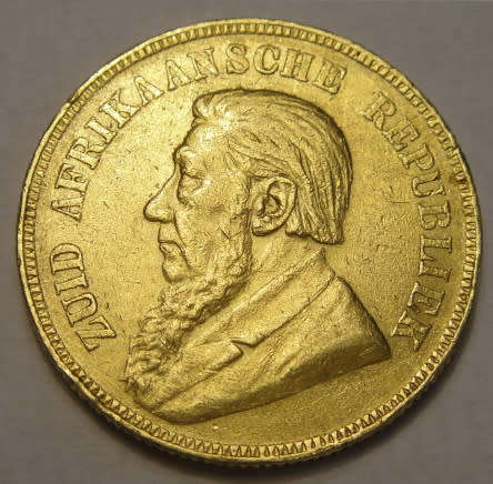 Paul Kruger Z.A.R. : GOLD POND of 1894 (Extremely Fine)