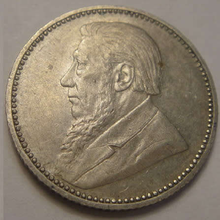 Paul Kruger ZAR : Sixpence (6d) of 1897