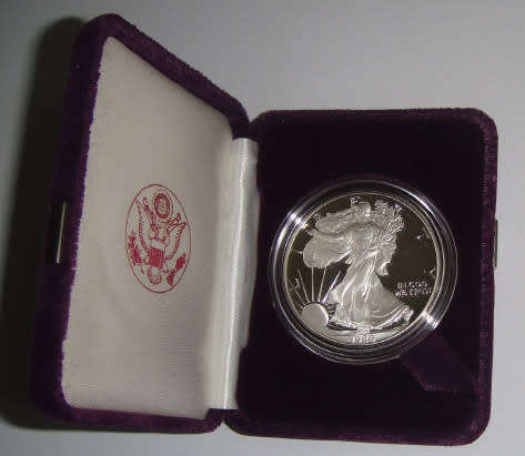 United States of America : San Francisco Proof Silver Eagle of 1986 (1 OZ Silver)