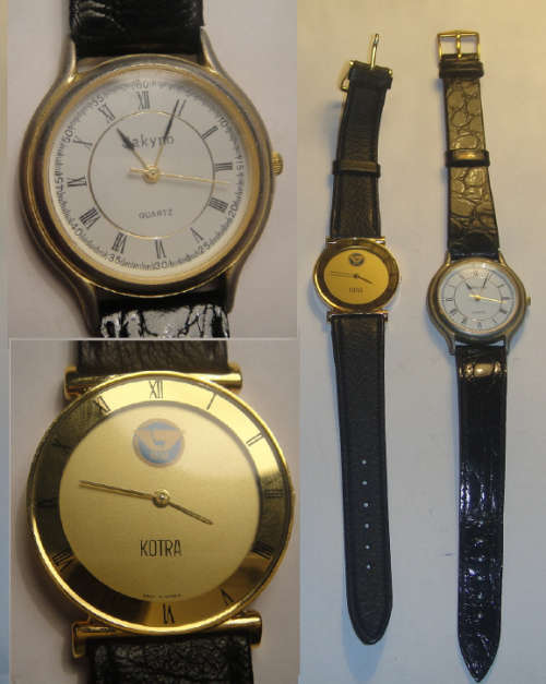 Two Vintage Mens Wrist Watches : KOTRA and SAKYNO