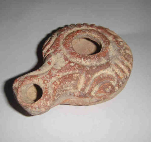 Antique Oil Lamp from Israel (First Century BC) Ministerial Gift