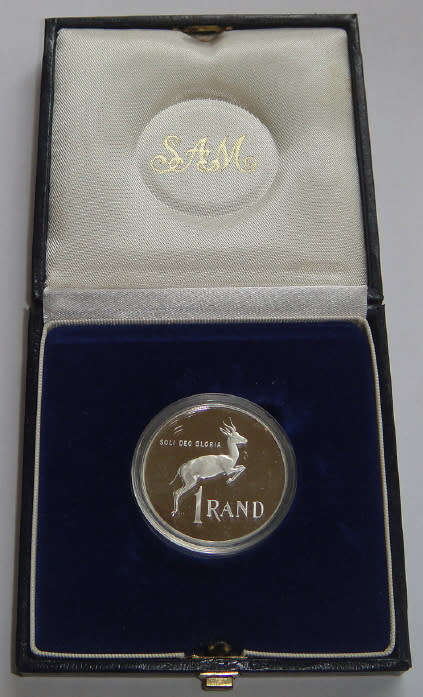 Republic of South Africa : Silver Proof R1 of 1989