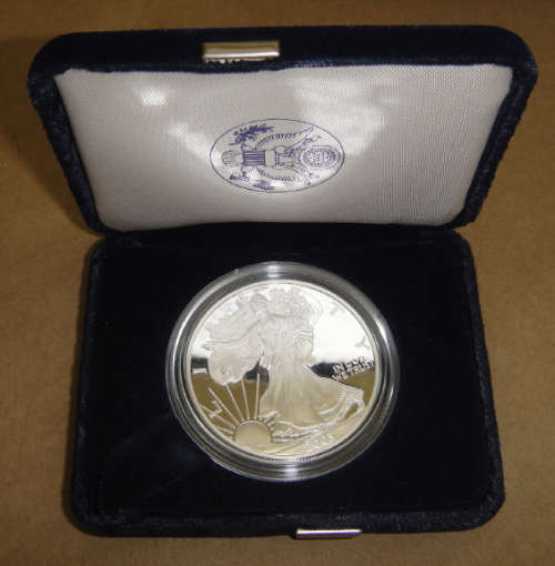 American Eagle : One Ounce Silver Dollar of 2003 : West Point Mint
