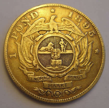 Paul Kruger Z.A.R. GOLD POND of 1895