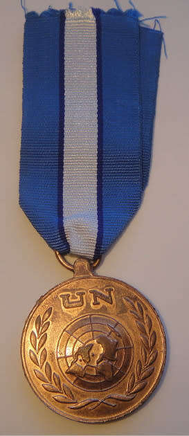 United Nations Peacekeeping Force in Cyprus Medal (Full Size)