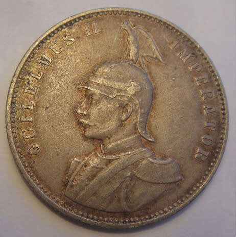 German East Africa : One Rupie dated 1913 J