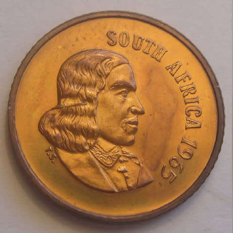 Republic of South Africa : PROOF English 1c of 1965