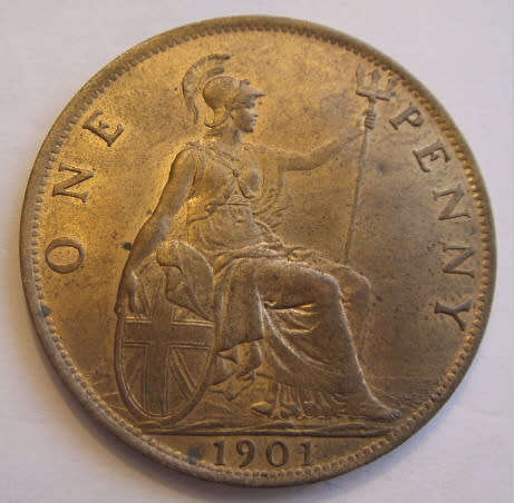 Great Britain : One Penny of 1901 (Mint State)