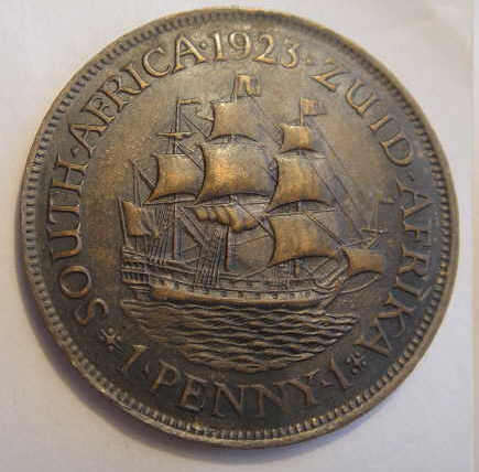 Union of South Africa : Penny of 1923 (First Year of Issue)
