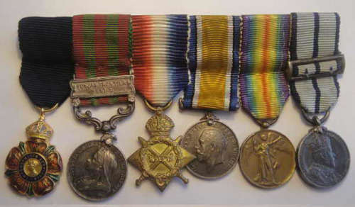 Group of Six Miniature Medals from the Victorian era and early 1900s
