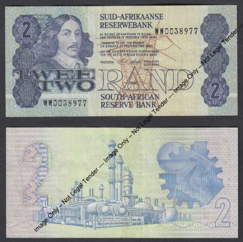 Republic of South Africa : R2 REPLACEMENT WW note of 1990