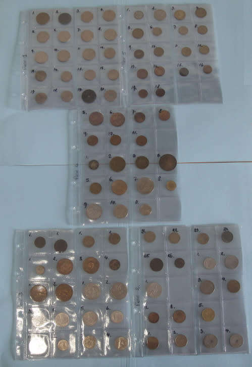 Collection of old World Coins from the 1800s and 1900s
