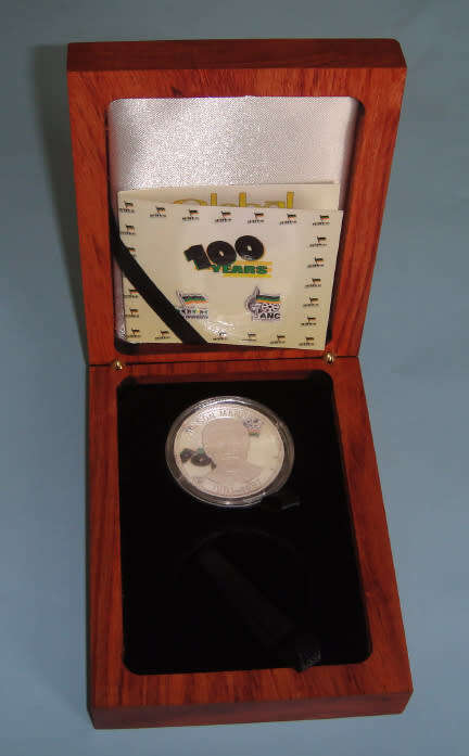 ANC 100 Years Centenary Set 1912-2012 with the 1 OZ Fine Silver Medallion