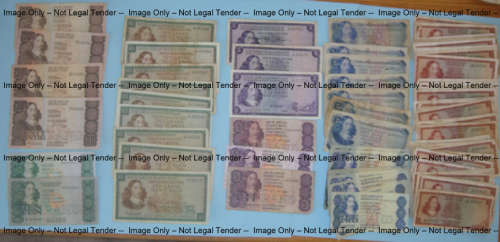 Republic of South Africa: Collection of Jan van Riebeeck banknotes from the previous century