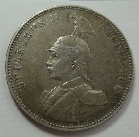 German East Africa (Deutsch-Ostafrika) : One Rupie of 1905 (J)
