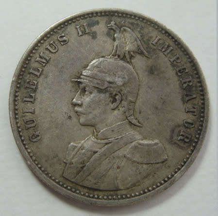 German East Africa (Deutsch-Ostafrika) : One Rupie of 1905 (A)