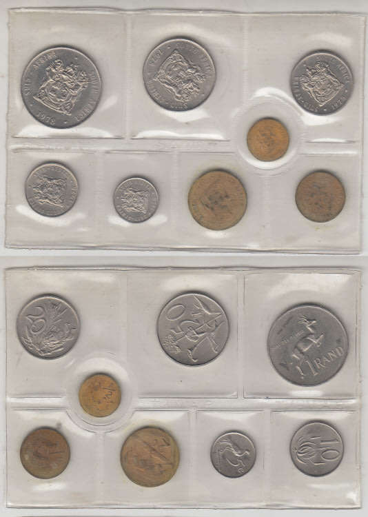 Republic of South Africa : Uncirculated Mint Set of 1978