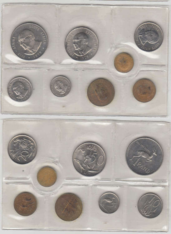 Republic of South Africa : Uncirculated Mint Set of 1979