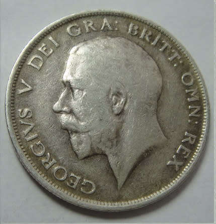 Great Britain: George V Silver Half Crown (2/6-) of 1915
