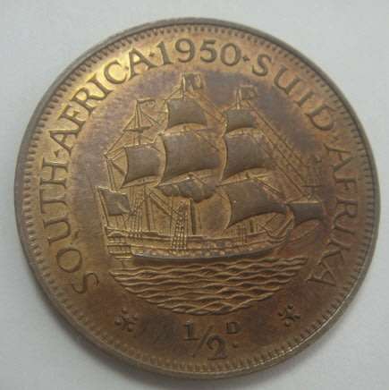 Union of South Africa: Half Penny of 1950 (Proof Condition)