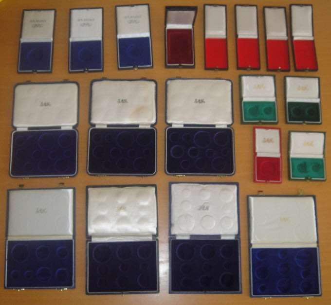 Union & Republic of South Africa: Empty SAM Proof Sets and other Coin Boxes