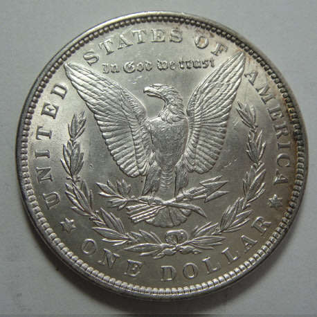 United States of America: Silver Morgan Dollar of 1889 (Philadelphia Mint)