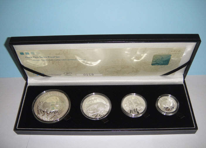 Republic of South Africa: Peace Park Series Proof Set 2010: Lumbombo Transfrontier & Resource Area