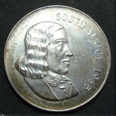 Republic of South Africa: Proof Silver R1 of 1965 (English)