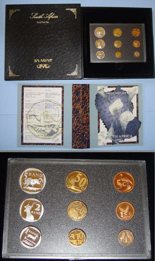 Republic of South Africa: Short Proof Set of 1997