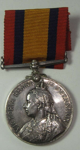 Anglo-Boer War: Queens Medal to Pte. T.A. Purchase, Cradock Town Guard