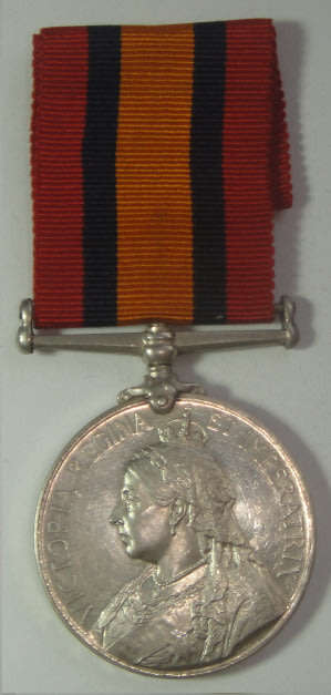 Anglo-Boer War: Queens Medal to Mr. W.T.R. Wilson, Imperial Military Railways