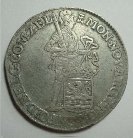 Netherlands (Zeeland) Silver Ducat of 1771 used at the Cape of Good Hope