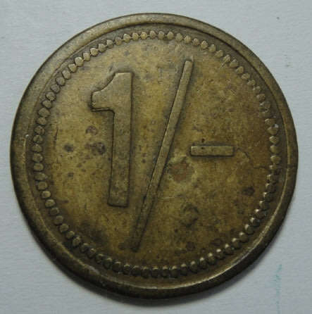 Consolidated Diamond Mines (Oranjemund SWA), Shilling Token (Short Dash)