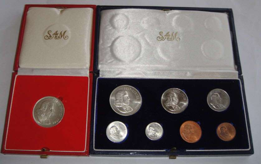 Republic of South Africa: Combined 1965 & 1966 Coin Set