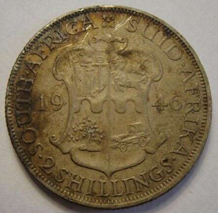 Union  of South Africa : Two Shillings (2/-) of 1946 (High Grade)