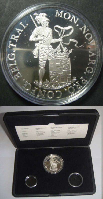 Dutch Mint (Utrecht) : Silver Crown-size Dukaat of 1989