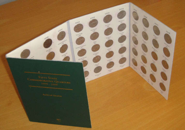 United States of America: Fifty Commemorative Quarter Dollars (1999 - 2008) Archival Quality