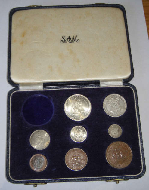 Union of South Africa: Non-Proof Set of 1959 (Crown not included)