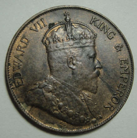Lustrous : Hong Kong: King Edward VII Cent of 1904