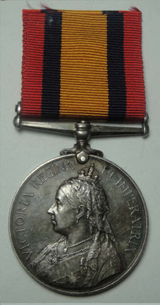Queens Anglo Boer War Medal to 3 Sgt Major J. Demmer, Kokstad Town Guard