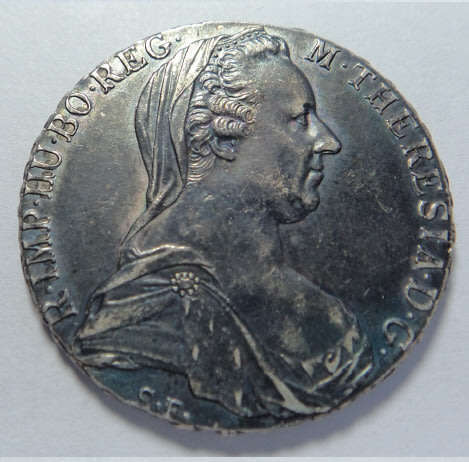 Austria: Crown-size Maria Therese Silver Thaler dated 1780