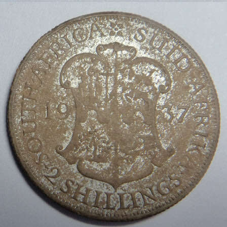Union of South Africa: FIBRE Token: Two Shillings of 1937