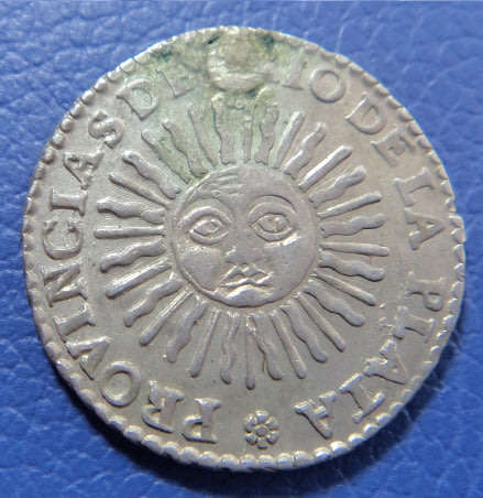 Argentina: Silver 2 Sols of 1826 (Medal Alignment)