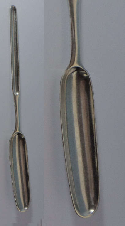 Georgian Silver Marrow Scoop by James Tookey, London 1756