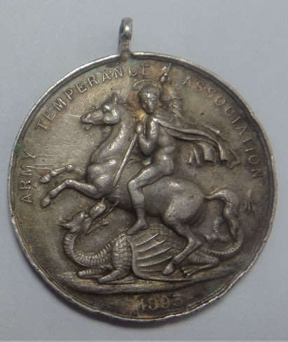 Royal Army Temperance Association Silver Medal 1893 (Baddeley Brothers)