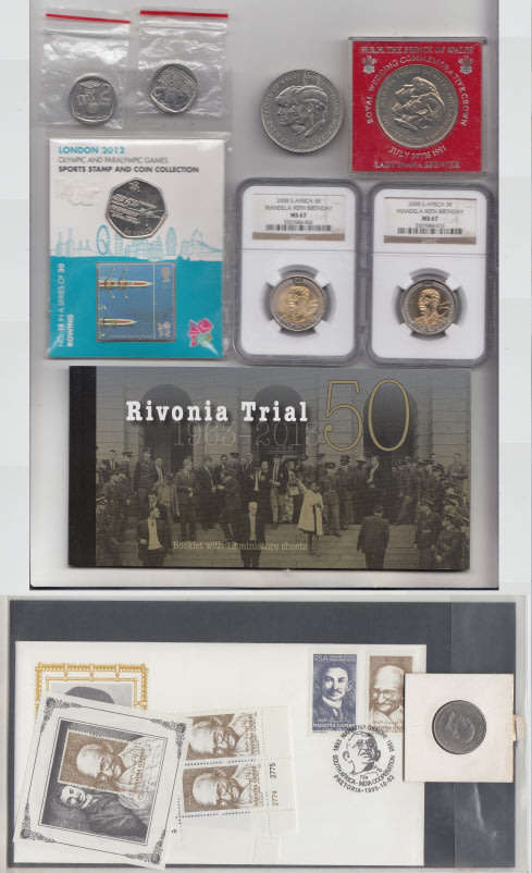 Collection of Various Numismatic and Philatelic Items