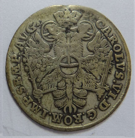 Germany: Free City of Hamburg, Silver 8-Schilling of 1727