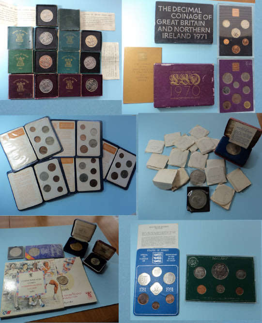 Great Britain: Very Large Collection of Coins and other Numismatic Items